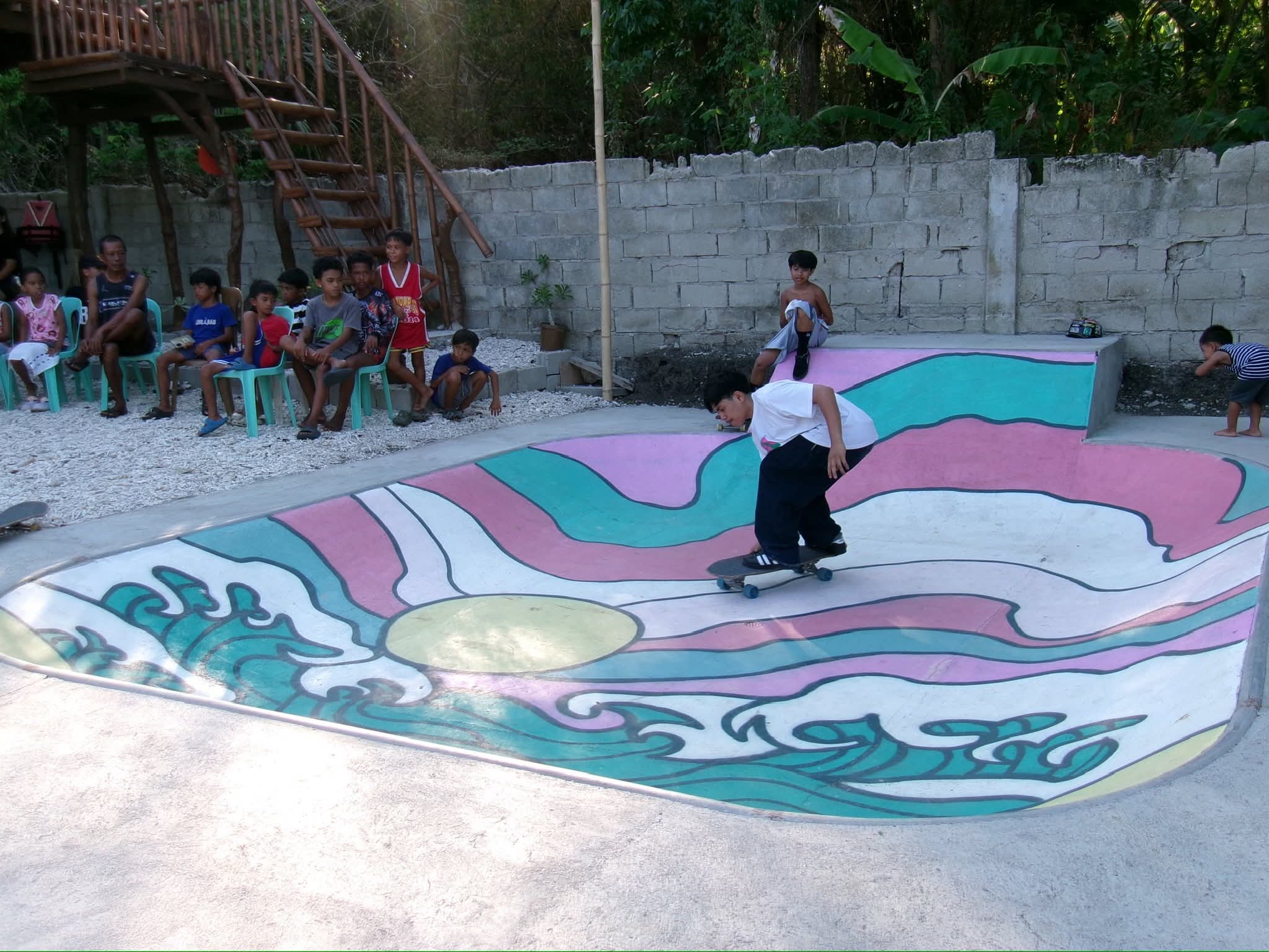 Local skaters at Sinag Park