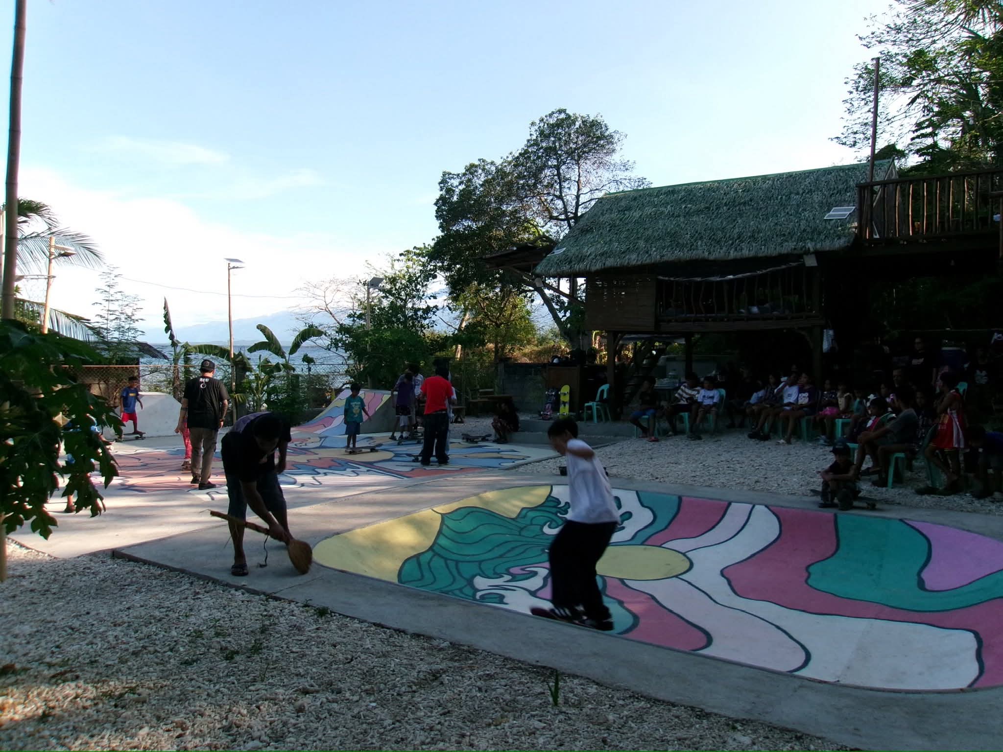 Local skaters at Sinag Park