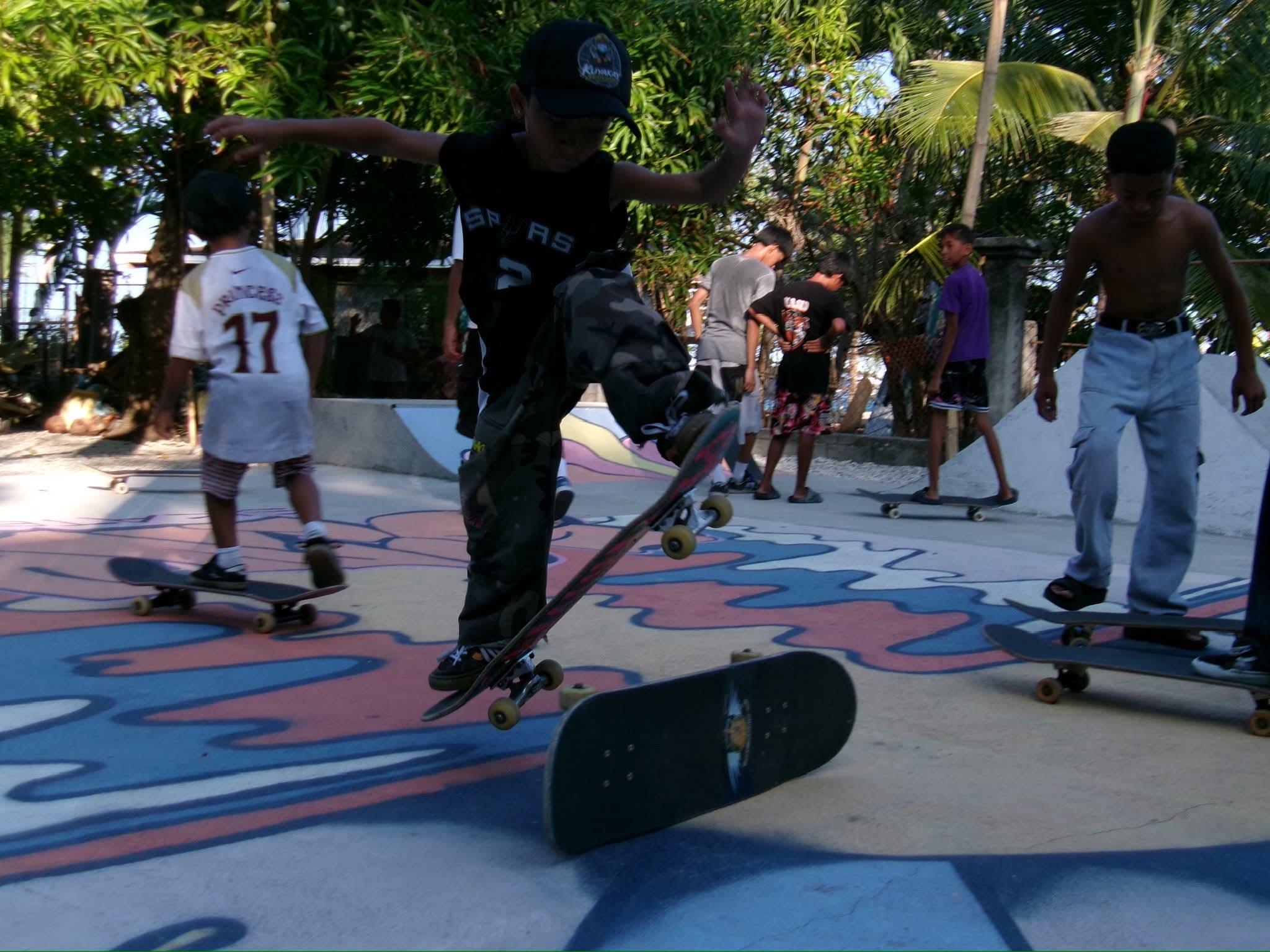 Local skaters at Sinag Park