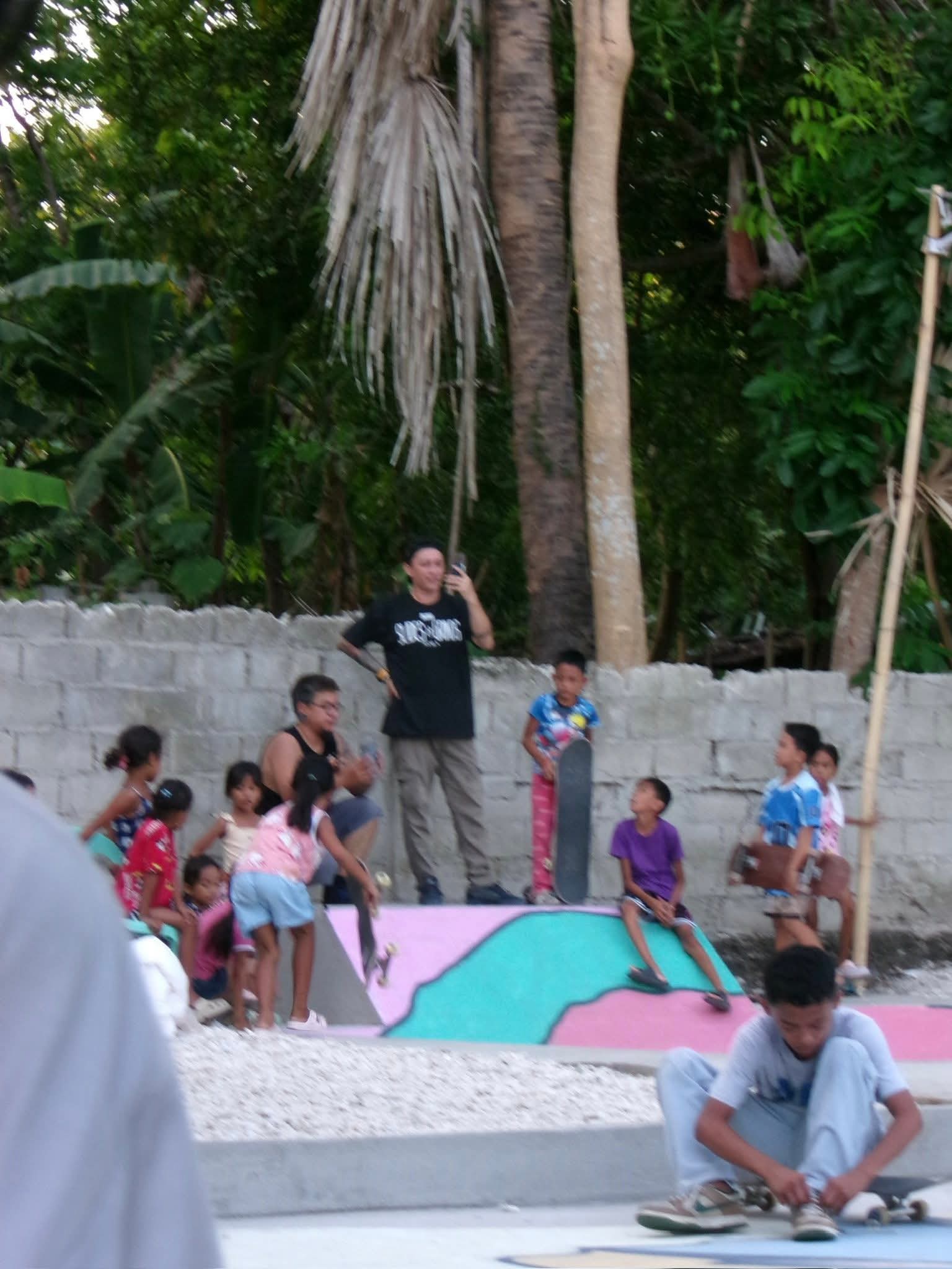 Local skaters at Sinag Park