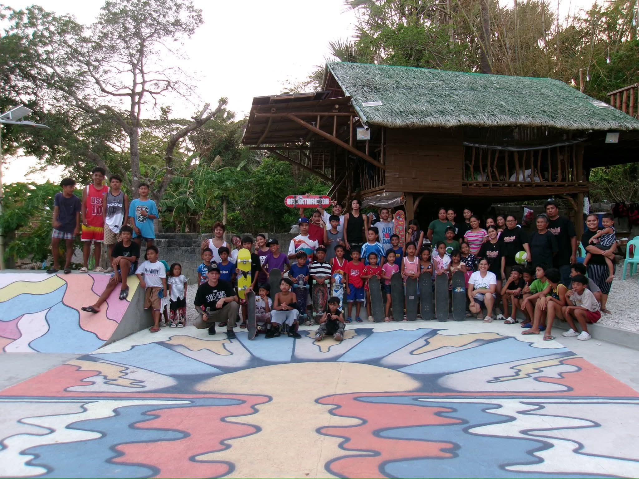 Local skaters at Sinag Park