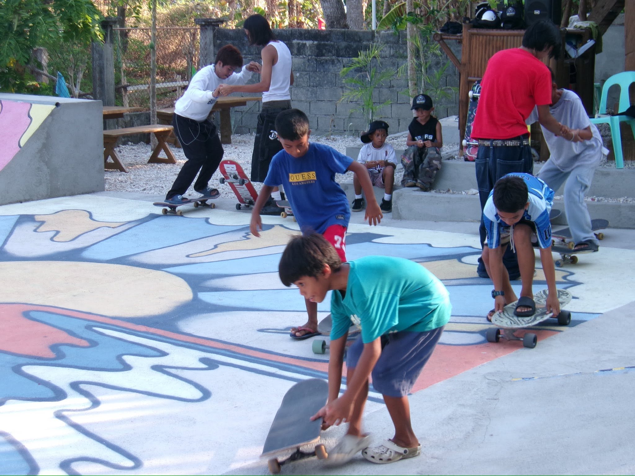 Local skaters at Sinag Park