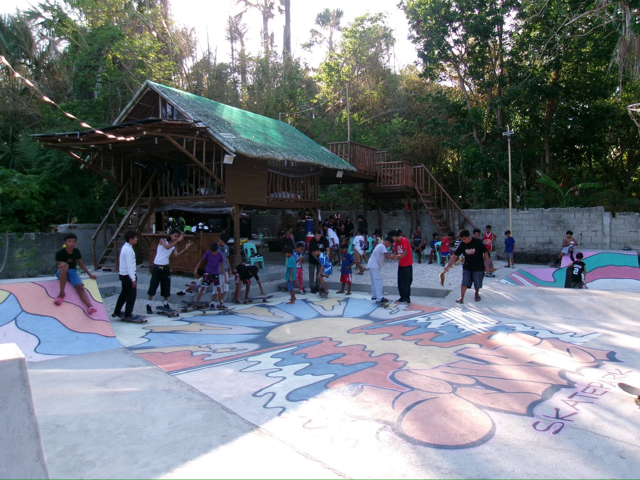 Local skaters at Sinag Park
