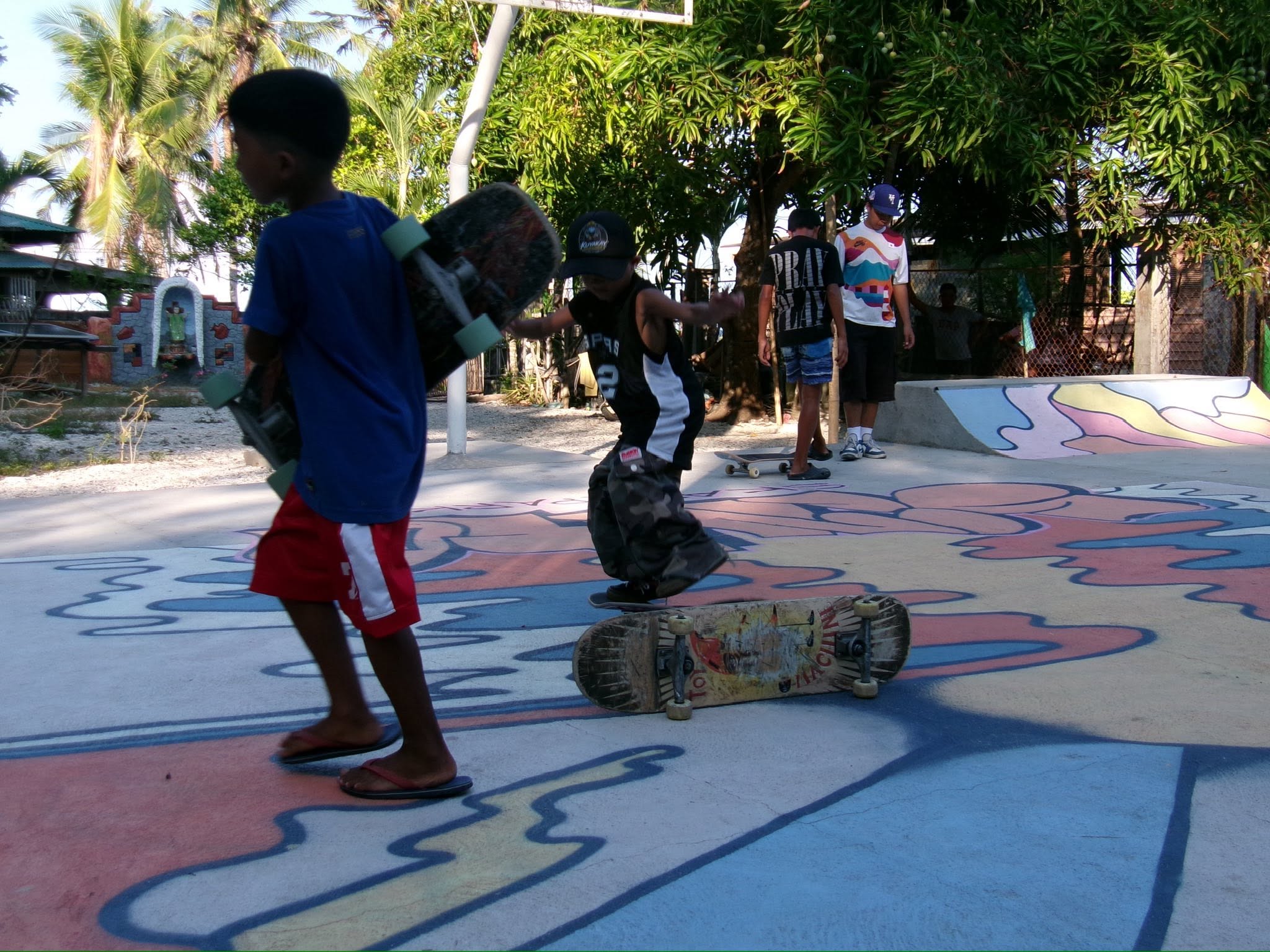Local skaters at Sinag Park