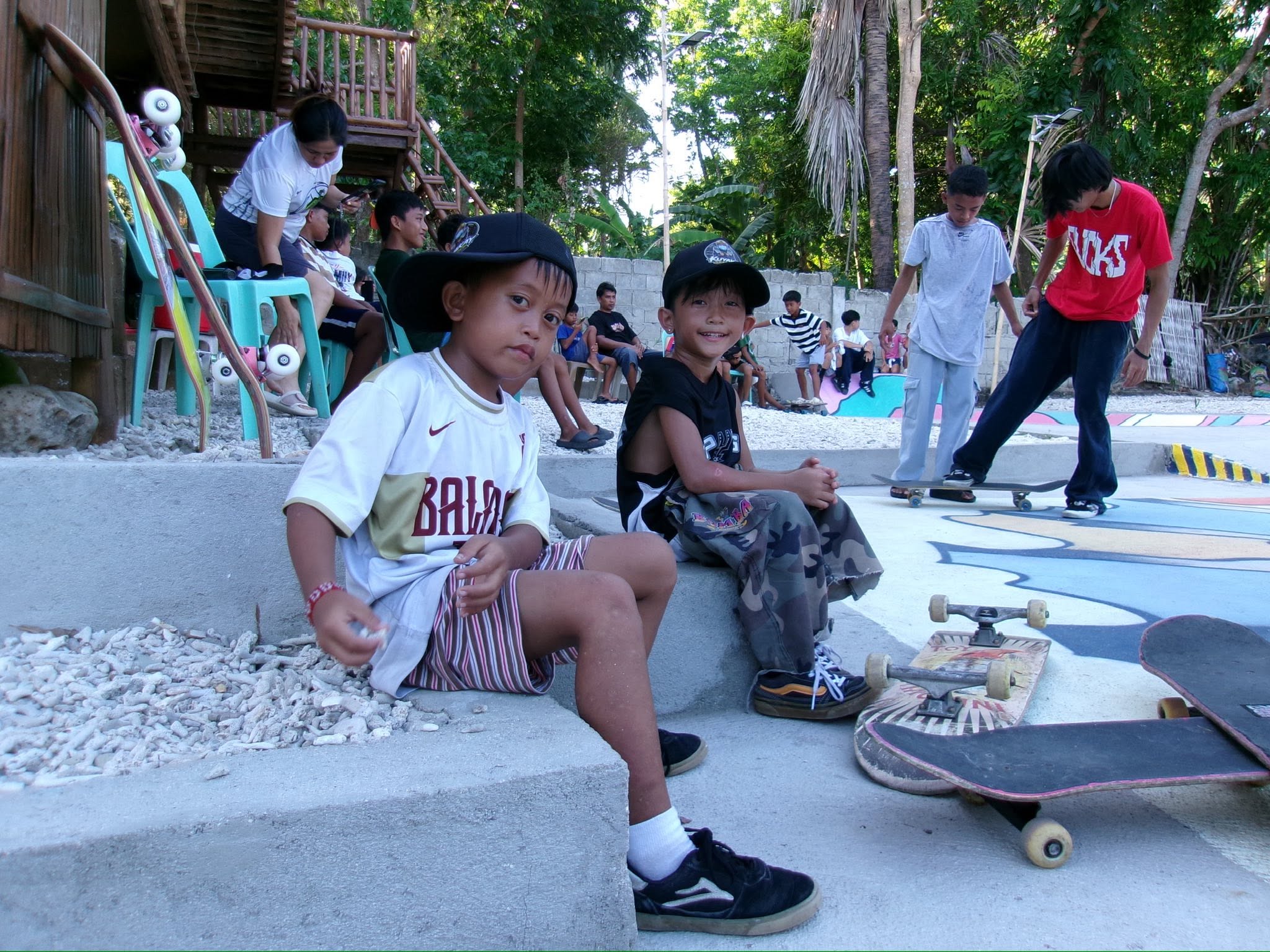 Local skaters at Sinag Park
