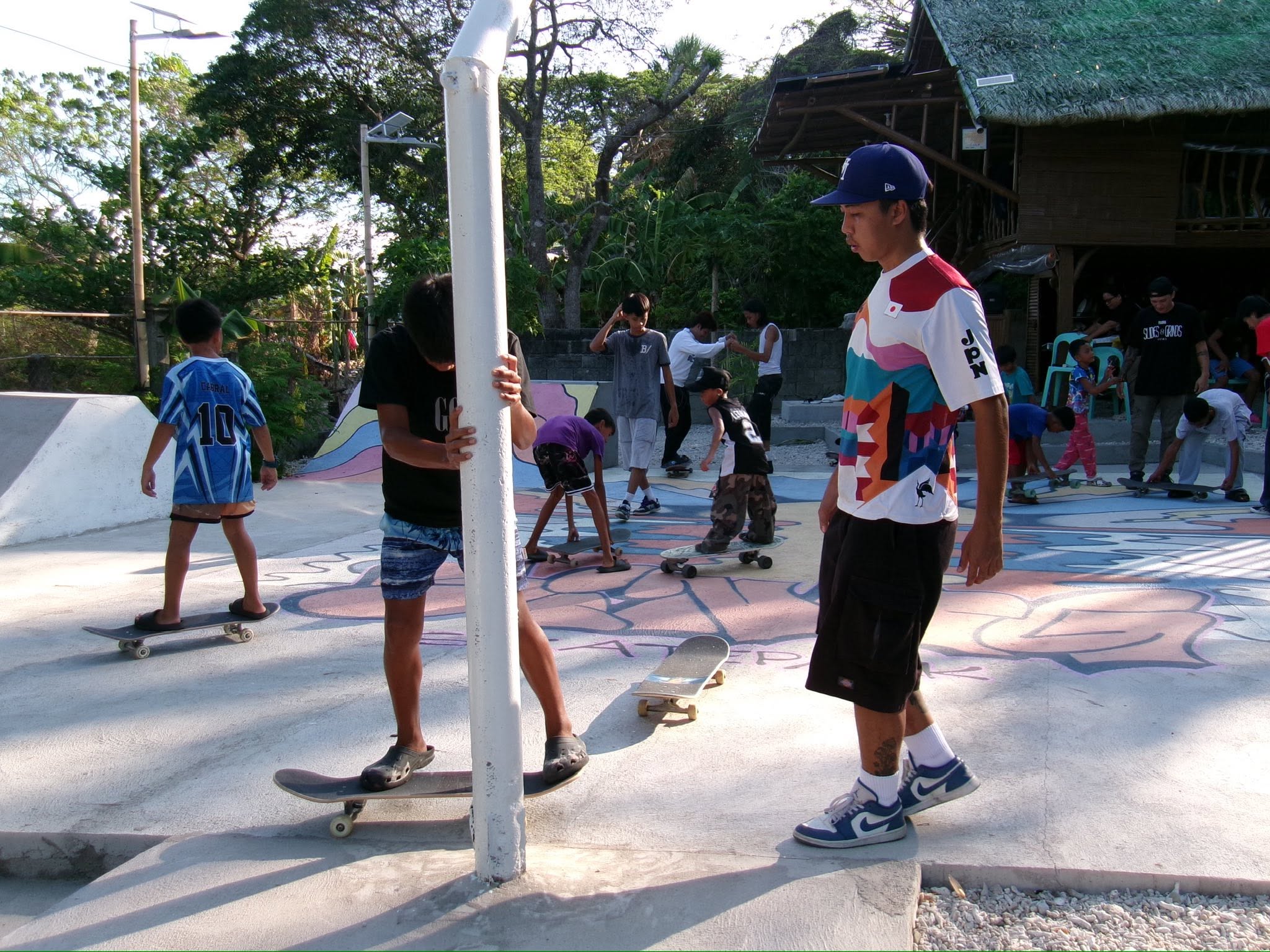 Local skaters at Sinag Park